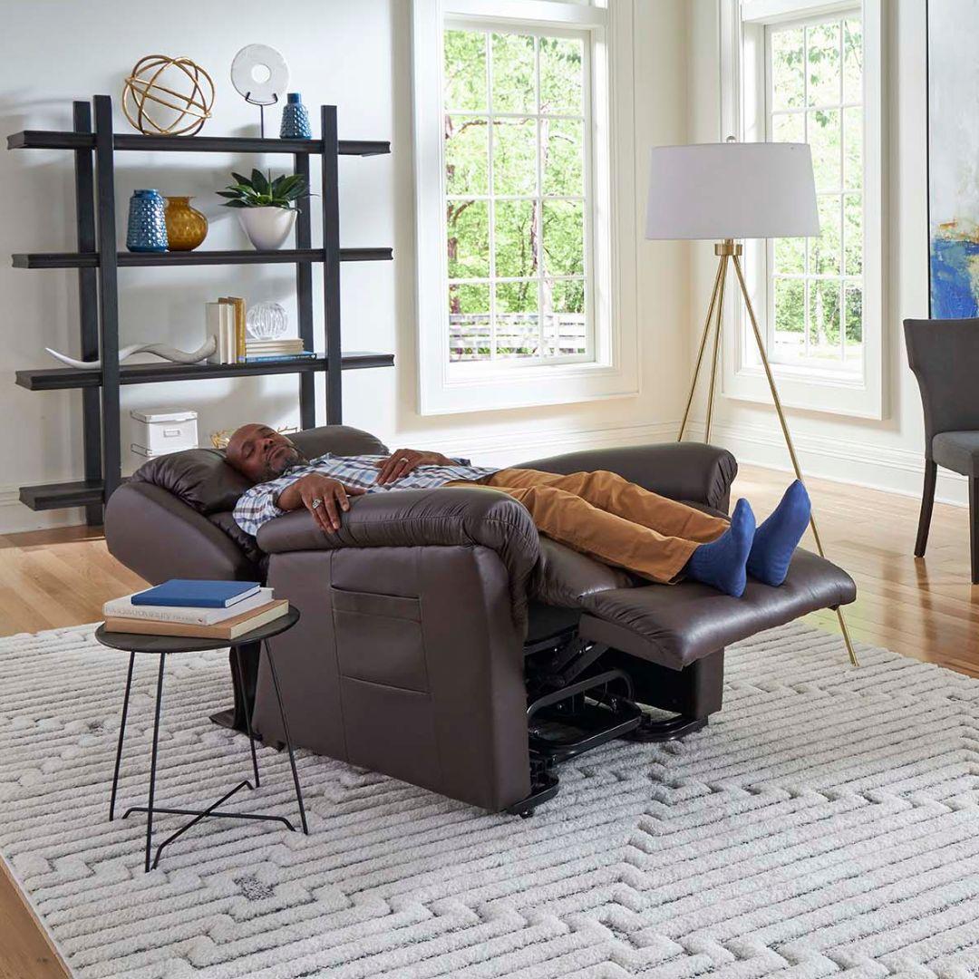 Los Angeles Golden Tech PR-510 Cloud seat leather lift chair recliner